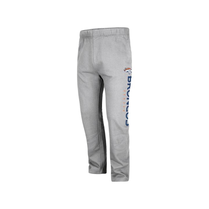 Big & Tall Denver Broncos Fleece Sweatpants, Men's, Size: 3xlt, Grey Other