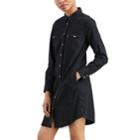 Women's Levi's&reg; Ultimate Western Jean Shirtdress, Size: Xl, Med Blue