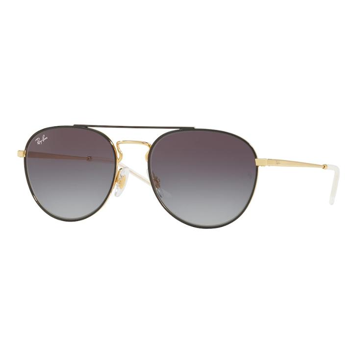 Ray-ban Rb3589 55mm Square Gradient Sunglasses, Women's, Black Gold
