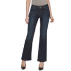 Women's Jennifer Lopez Curvy Bootcut Jeans, Size: 12 Avg/reg, Blue