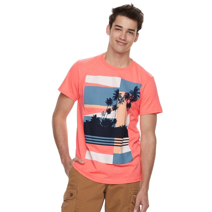 Men's Urban Pipeline&reg; Graphic Tee, Size: Xxl, Lt Orange