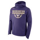Men's Nike Washington Huskies Elite Pullover Hoodie, Size: Medium, Purple