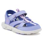 Columbia Techsun Wave Girls' Water-resistant Fisherman Sandals, Size: 2, Brt Purple