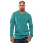 Big & Tall Sonoma Goods For Life&trade; Flexwear V-neck Tee, Men's, Size: L Tall, Dark Green