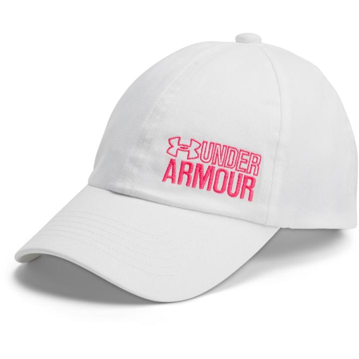 Girls 4-16 Under Armour Free Fit Graphic Logo Cap, White