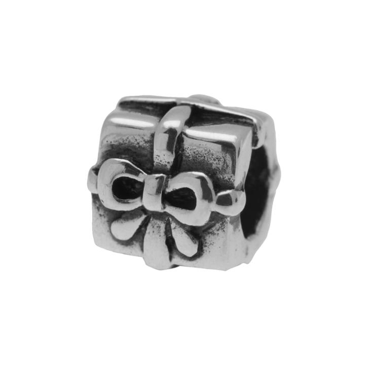 Individuality Beads Sterling Silver Present Bead, Women's, Grey