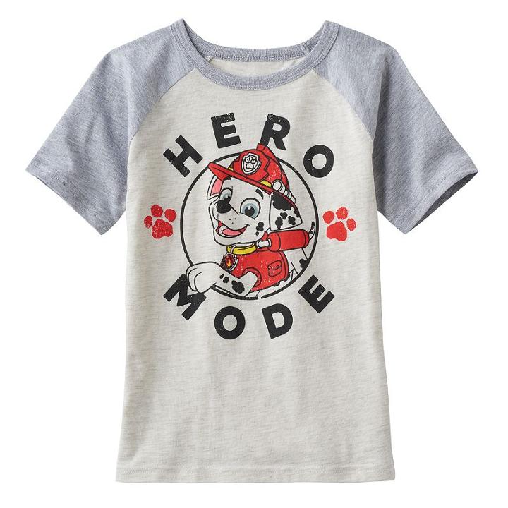 Boys 4-10 Jumping Beans&reg; Paw Patrol Marshall Hero Mode Heathered Tee, Boy's, Size: 6, Beige Oth