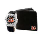 Men's Game Time Cincinnati Bengals Watch & Wallet Set - Black