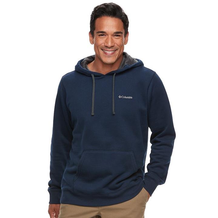 Men's Columbia Deschutes Rapids Fleece Hoodie, Size: Medium, Blue Other