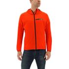 Men's Adidas Voyager Stretch Hooded Windbreaker Jacket, Size: Large, Red