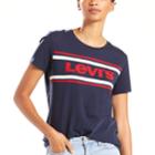 Women's Levi's Perfect Graphic Tee, Size: Small, Blue