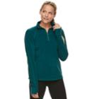 Women's Tek Gear&reg; 1/4 Zip Microstretch Top, Size: Medium, Dark Blue