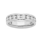 14k Gold 1 1/2 Carat T.w. Diamond Anniversary Ring, Women's, Size: 9, White