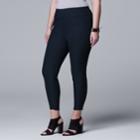 Plus Size Simply Vera Vera Wang Modern Ankle Pants, Women's, Size: 2xl, Blue (navy)