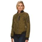 Women's Neo-i By Orobos Reversible Bomber Jacket, Size: Medium, Green