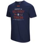 Men's Under Armour Detroit Tigers Crushed It Tee, Size: Medium, Blue (navy)