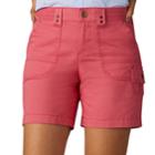 Women's Lee Myra Comfort Waist Utility Shorts, Size: 12 Avg/reg, Dark Pink