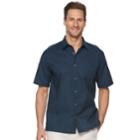 Men's Havanera Solid Button-down Shirt, Size: Large, Dark Blue