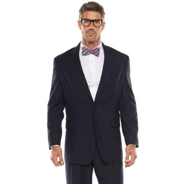 Men's Croft & Barrow&reg; Classic-fit Navy (blue) True Comfort Suit Jacket, Size: 42 Long