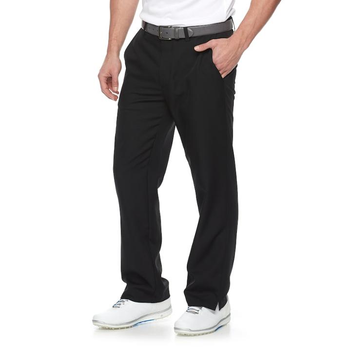 Men's Fila Sport Golf® Driver Athletic-fit Golf Pants, Size: 30x30, Black