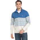 Men's Izod Nauset Saltwater Striped Stretch Fleece Hoodie, Size: Xl, Blue (navy)