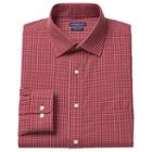 Croft & Barrow, Men's &reg; Classic-fit Easy Care Solid Spread-collar Dress Shirt, Size: 18 36/37, Red
