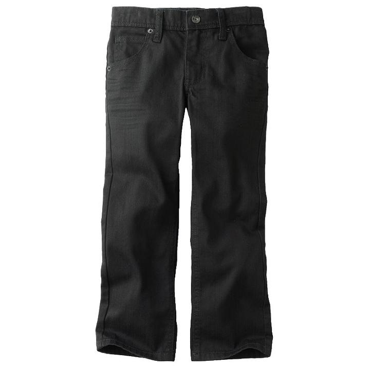 Boys 4-7x Lee Dungarees Black Skinny Jeans, Boy's, Size: 4 Slim