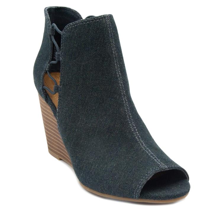 Sugar Huckles Women's Wedges, Size: 7, Blue