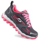 Skechers Skech Air Bizzy Bounce Girls' Running Shoes, Girl's, Size: 11, Grey