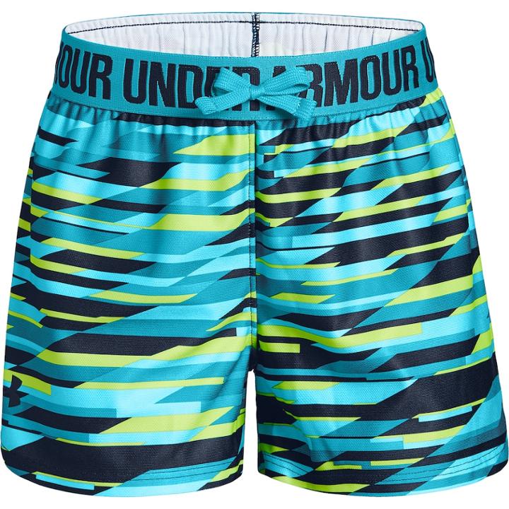 Girls 7-16 Under Armour Play Up Printed Shorts, Size: Large, Dark Blue