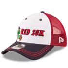 Youth New Era Boston Red Sox Logo Play 9forty Adjustable Cap, Boy's, White