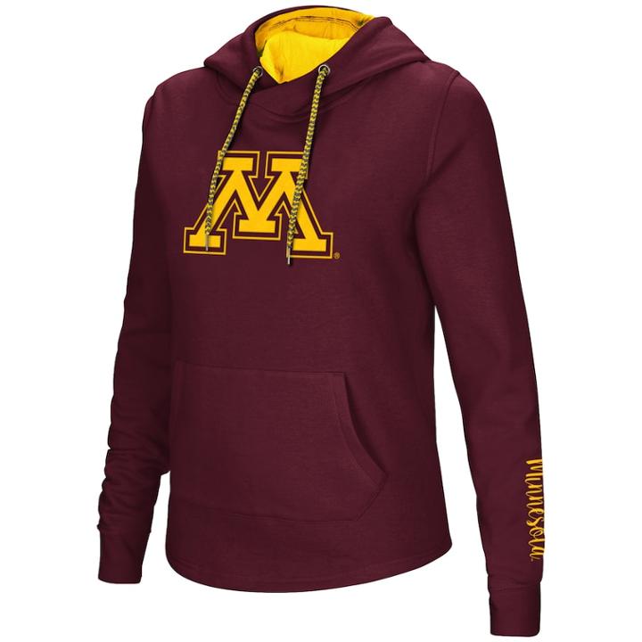 Women's Minnesota Golden Gophers Crossover Hoodie, Size: Medium, Med Red