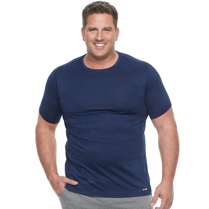 Big & Tall Tek Gear&reg; Core Performance Tee, Men's, Size: 2xb, Blue