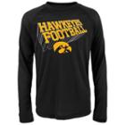 Boys 8-20 Iowa Hawkeyes Dimensional Long-sleeve Performance Tee, Boy's, Size: M(10-12), Black