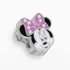 Disney Minnie Mouse Sterling Silver Bead, Women's, Red