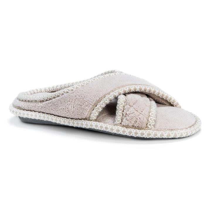 Muk Luks Ada Women's Criss-cross Slippers, Size: Large, Ovrfl Oth