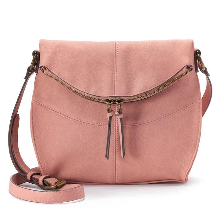 Sonoma Goods For Life&trade; Shelia Flap Crossbody Bag, Women's, Lt Orange