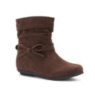 So&reg; Teresa Girls' Casual Boots, Size: 12, Brown