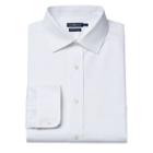 Men's Croft & Barrow&reg; Easy-care True Comfort Classic-fit Oxford Stretch Dress Shirt, Size: 17-34/35, White