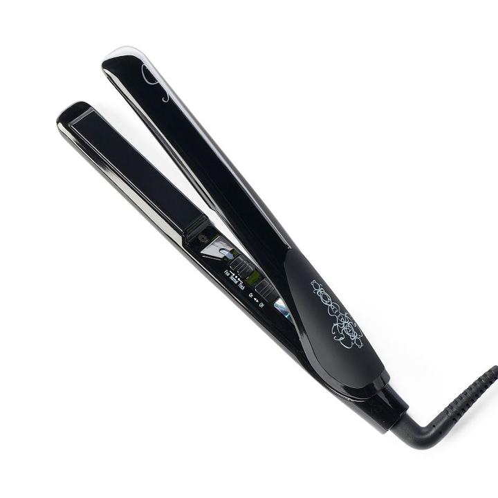 Sultra The Seductress Curl, Wave & Straight Flat Iron, Black