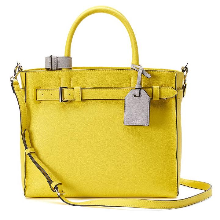 Reed Rk40 Medium Belted Convertible Satchel, Women's, Brt Yellow