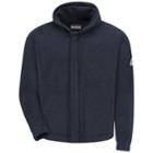 Men's Bulwark Fr Zip-front Hooded Fleece Sweatshirt, Size: Small, Blue