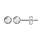 Journee Collection Sterling Silver Ball Stud Earrings, Women's, Grey