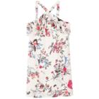 Girls 7-16 Speechless Floral Halter Dress, Girl's, Size: 8, White Oth