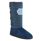 Women's North Carolina Tar Heels Button Boots, Size: Xl, Blue (navy)