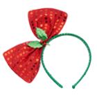 Holly Sequined Bow Headband, Women's, Multicolor