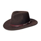 Men's Indiana Jones All-season Wool Felt Outback Hat, Size: 3xl, Brown
