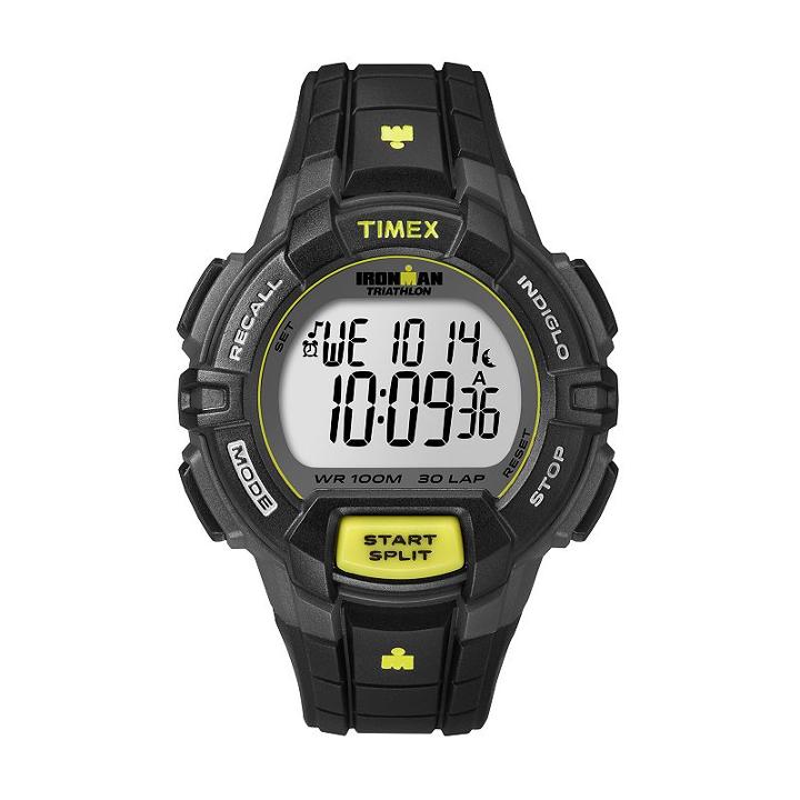 Timex Men's Ironman Rugged Sport 30-lap Digital Chronograph Watch, Black