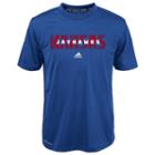 Boys 8-20 Adidas Kansas Jayhawks Shocked Climalite Tee, Size: S(8), Blue