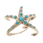 Dana Buchman Simulated Turquoise Starfish Cuff Bracelet, Women's, Turq/aqua